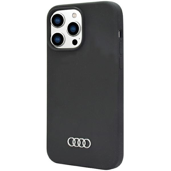 Audi Silicone Case iPhone 14 Pro 6.1" czarny/black hardcase